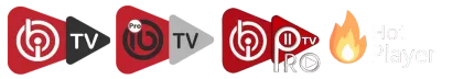 Logos kompatibler IPTV Player Apps, deren Aktivierung im 12-Monats-Abo enthalten ist